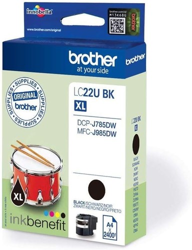 Brother LC22UBK Ink Toner Cartridge for MFCJ985DW - Black - 第 7/10 張圖片