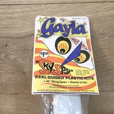 Vintage 1975 Gayla Sky Spy Kite 45” Wing Span Stock No. 115 New Sealed