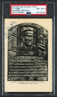 Ty Cobb Signed Artvue HOF HOF Plaque Postcard Auto 8 PSA/DNA 84100742