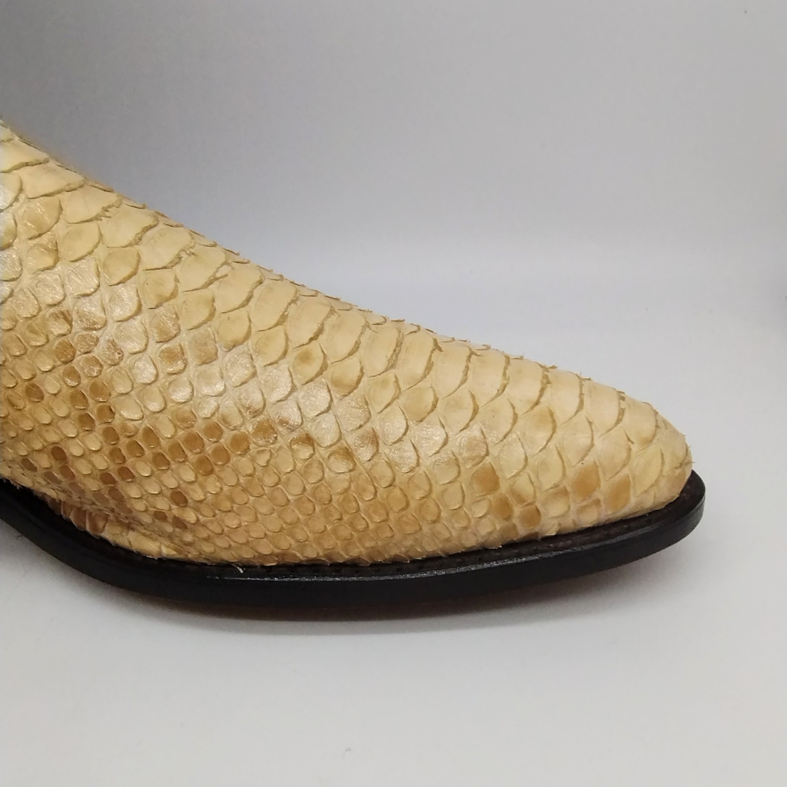 Laredo White Python Snakeskin Cowboy Western Boot… - image 2