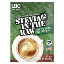 Stevia In The Raw , Zero Calorie Sweetener, 100 Packets, 3.5 oz 100 g