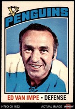 1976 O-Pee-Chee NHL #157 Ed Van Impe Penguins 6 - EX/MT