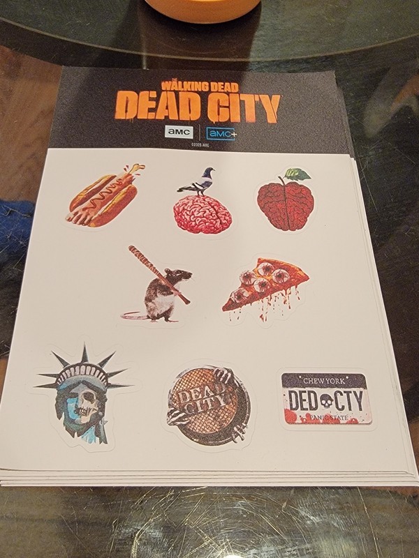 Dead City Season 2 Walking Dead AMC Sga Citi Feild Mets Rally Towel Sticker 429