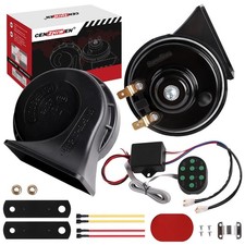 Cenzhiwen Musical Car Horn With Controller 12v 8-tone Dual Horns Kit... Cenzhiwen Musical Car Horn With Controller 12v 8-tone Dual Horns Kit...