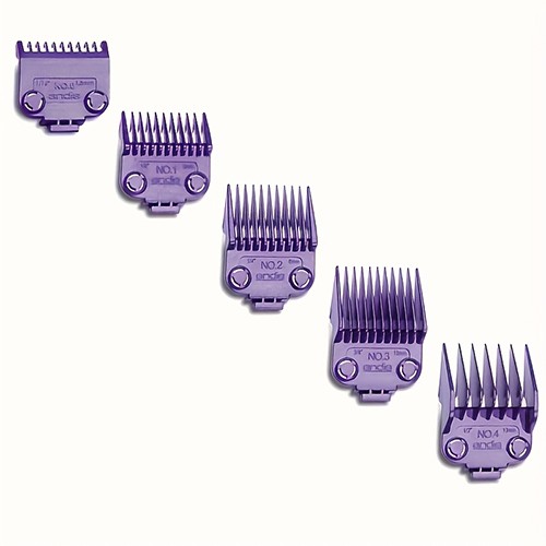For Andis 01410 Barber Clipper 5-Comb Set Dual Magnetic Comb Guides Guards