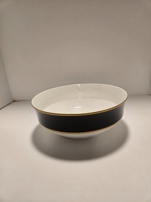 Mikasa Bone China Onyx Pattern Round Vegetable Bowl  Cathy Hardwick for Mikasa