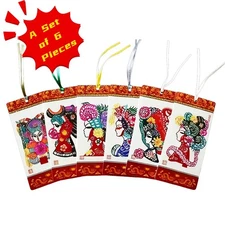 Handmade Paper-cut Bookmark, Colorful Art-Inspired Gift for Readers, 13x6cm