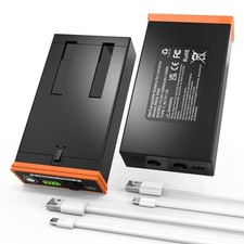 2 Pack Power Mag Battery for Moultrie Edge Cellular Trail Camera, 5000mAh Rec...