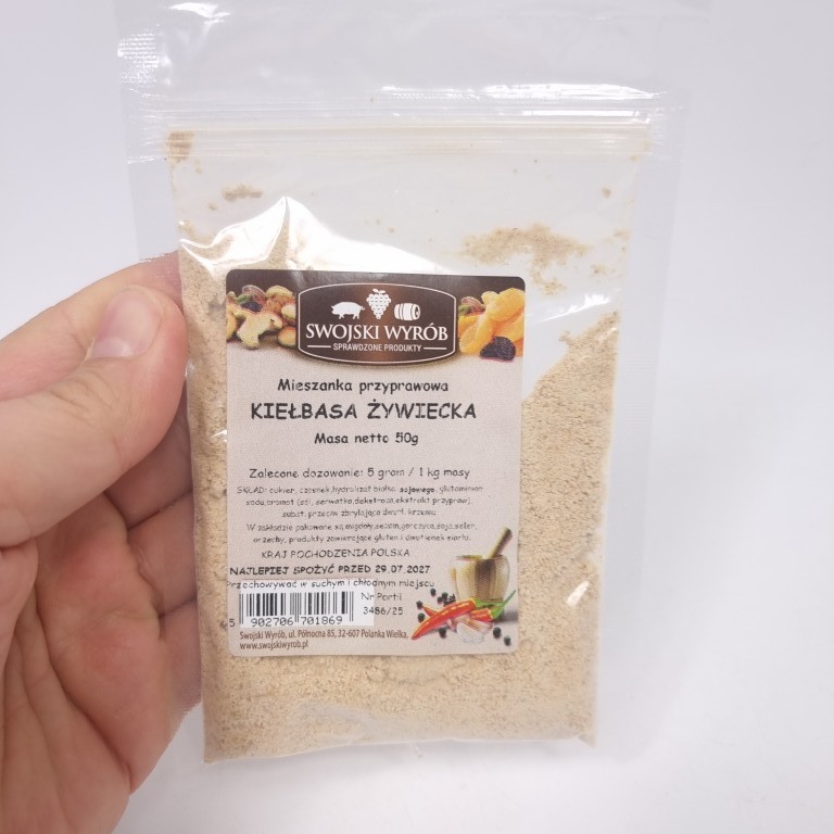 Sausage Spice Polish KIEŁBASA ŻYWIECKA PRZYPRAWA DO ŻYWIECKIEJ -  50 gram SW869