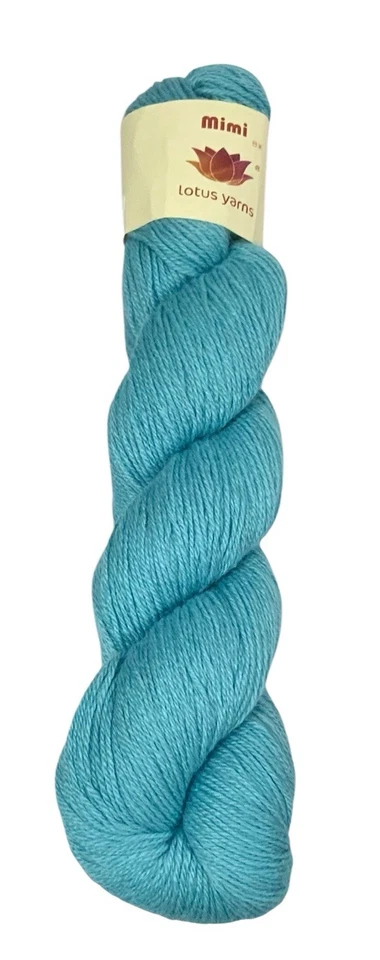 Hilos Lotus Mimi, 1 madeja lana de angora cachemir viscosa color # 63 precioso suave Foto 2 de 2