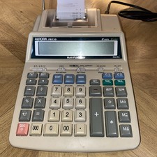 Vintage Aurora PR720 Electronic Calculator Multi-Function With Printer + Paper