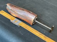 Antique PAT Adjustable Wood Pointed Shoe Toe Tip Stretcher Top To Bottom Widener