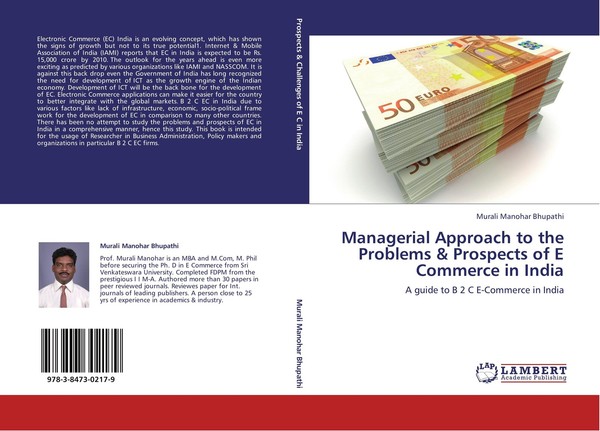 Managerial Approach To The Problems & Prospects Of E Commerce In India Murali Ma-image