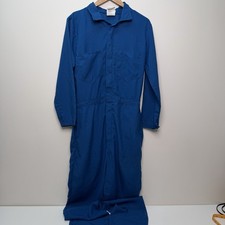 Stanco Nomex Aramid Coveralls Mens M Blue FR Industrial Workwear Made USA