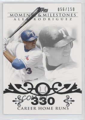 2008 Topps Moments & Milestones 56/150 Alex Rodriguez #1 pn1