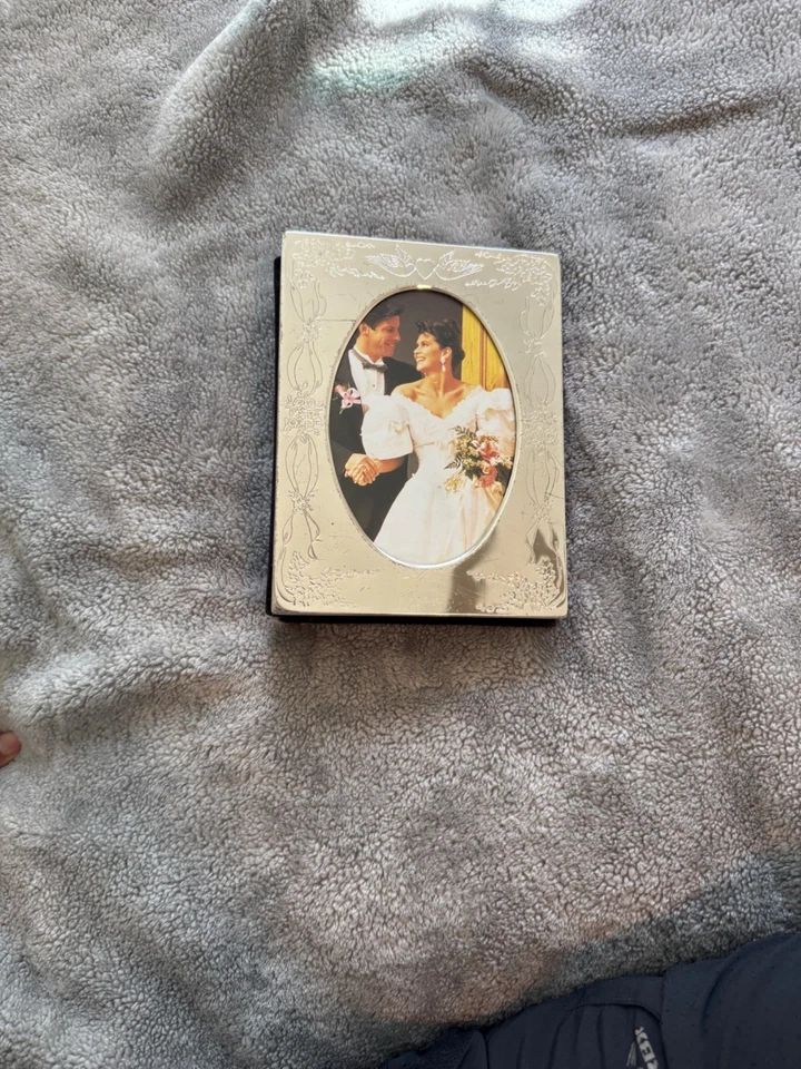 Álbum de fotos de boda 4x6 plateado vintage Y2K libro de recuerdos de recuerdo de novia regalo Foto 2 de 4