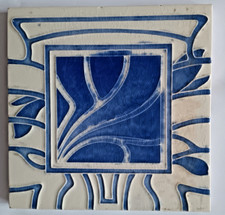 Jugendstil Fliese Art Nouveau Antik Servais Werke A.G. Ehrang 1900 - 14,7 x 14,7