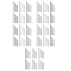  Set of 5 Röhren Für Windspiel Gartendekoration Im Freien Zubehör Windspiele