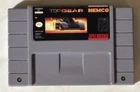 Super Nintendo NES Top Gear (Cleaned, Tested & Working)