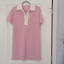 Everlane The Organic Cotton Polo Mini Shirtdress In Mauve XS NWOT