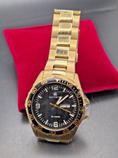 ACCURIST Men's Gold Tone Quartz Dress Watch-Spares Repairs Parts (Please Read)