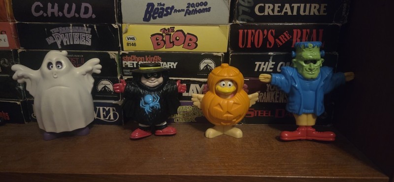 1995 MCDONALD'S HALLOWEEN WHAT AM I GOING TO BE SNAP ON COSTUME FIGURE LOT +
