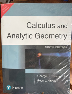 Calculus and Analytic Geometry by THOMAS 9th  INTL ED  9788177583250