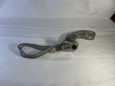 VINTAGE METAL MESH BELT WITH LARGE METAL PIECE WITH BLACK CABOUCHON