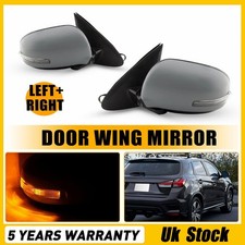 2x Heated Signal Door Wing Mirror Left Right For Mitsubishi Outlander 2013-2020