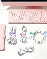 Magnetic Cord Organizer Cable Cord Organizer Magnet Clips Design Patented Silico