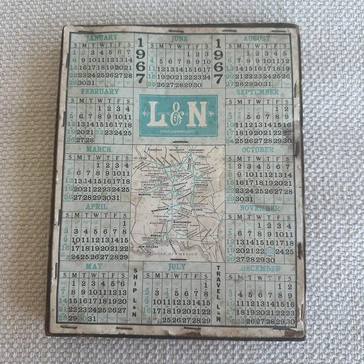 25+ Collectible Railroad Paper Calendars 1967 for sale | Updated