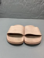 Adidas Adilette Slides Shoes Mens Size 7 Pink Made In Italy Sandals Pool