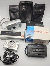 Vintage & Digital Camera Lot - Canon Kodak Halina Hanimex - For Part/Repair