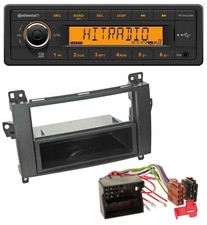Continental 1DIN USB AUX MP3 Autoradio f&uuml;r Mercedes B-Klasse (T245, 05-11)