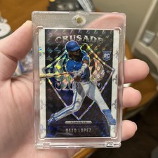 2022 Panini Chronicles Crusade Otto Lopez #16 Black Finite Prizm /1 (RC)