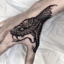 Sheet Snake Tattoo Sticker Waterproof and Long-lasting Temporary For Arm Leg