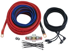 Sky High Car Audio CCA 4 Gauge E-Series Amp Kit Red