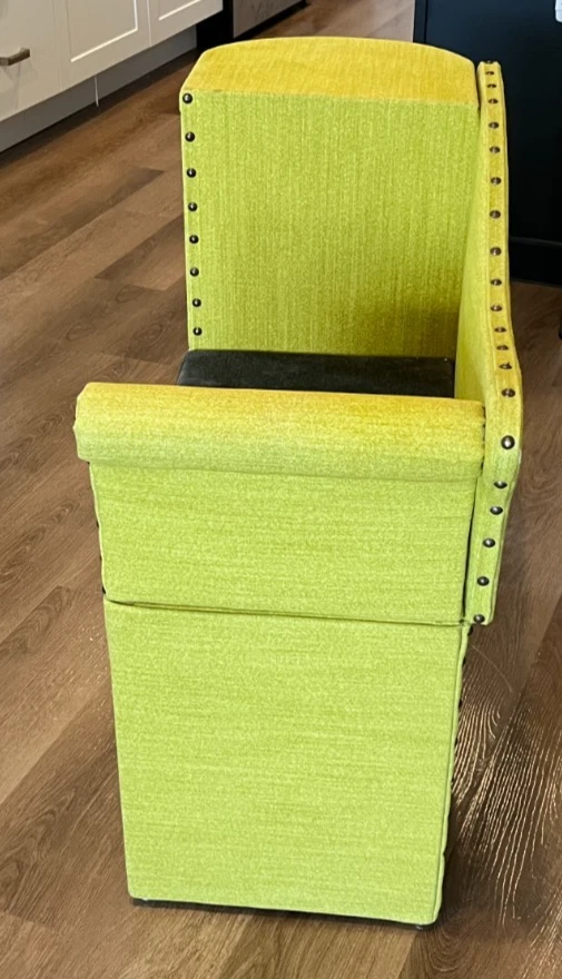 Banco de chismes de teléfono vintage mesa escritorio mediados de siglo MCM Foto 3 de 4