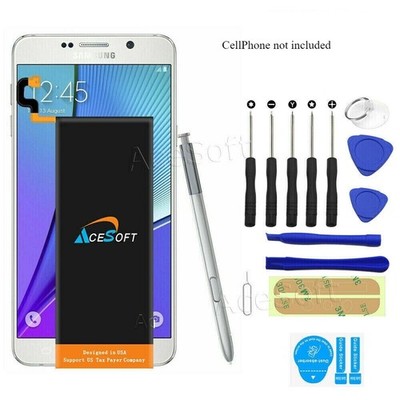 For Samsung Galaxy Note 5 SM-N920 High Grade 6630mAh Battery Repair Tool Stylus