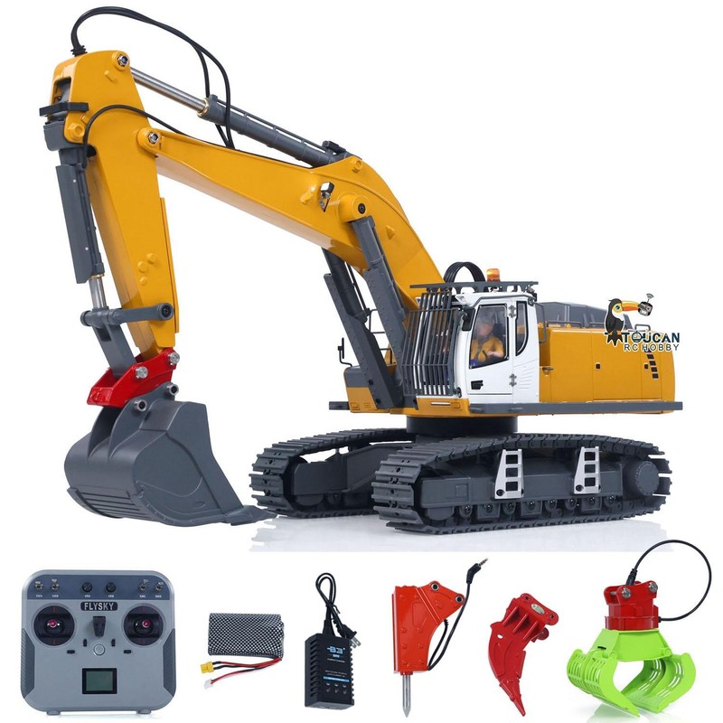 US STOCK 1/18 5901 Electric Lifting RC Excavator Digger Vehicle Electric Ripper