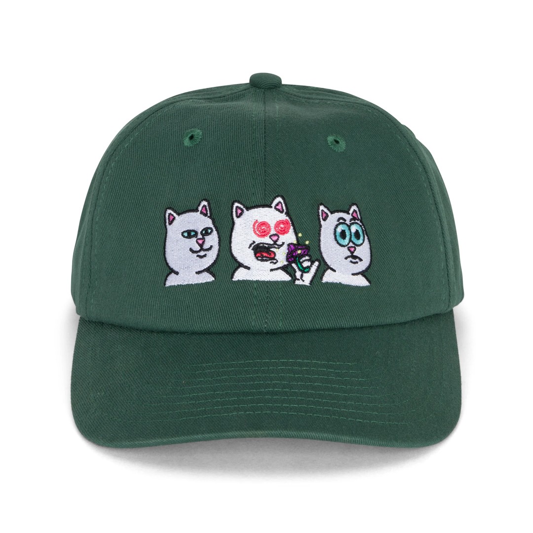 RIPNDIP Shroom Diet Strapback Hat Olive Dad Cap 7990₽