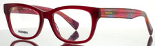 MISSONI MIS0128 C9A Red Womens Semi Cat Eye Full Rim Eyeglasses 52-17-140 B:38