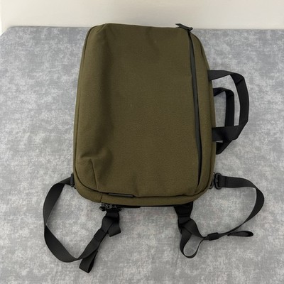 Alpaka Elements Tech Brief Pro Laptop Bag/Backpack Green | Axoflux 600d