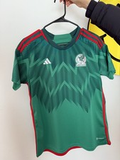 adidas 2022 Mexico Soccer Football Jersey Youth Size Large