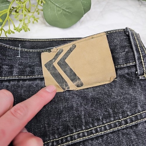 Karl Kani Y2K graue lockere Cargo Jeans Größe 40 x 34 weites Bein 100% Baumwolle - Bild 4 von 12