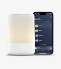 Nanit L101NW Smart Baby Night Light and Sound Machine, White