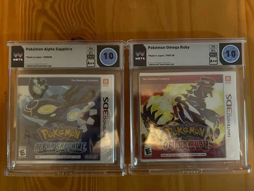 Pokemon Alpha Sapphire And Omega -Nintendo 3DS- WATA 10 A++Graded Sealed