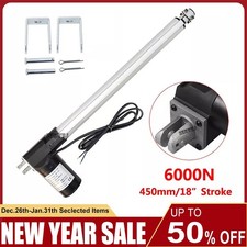 18" Stroke Heavy Duty 1320 Pound 12V Putter Motor 6000N Electric Linear Actuator