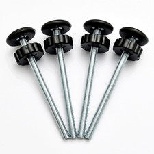 4 PCS Baby Gate Replacement Parts, 8MM Baby Gate Spindle Rods, Hardware Parts Ki