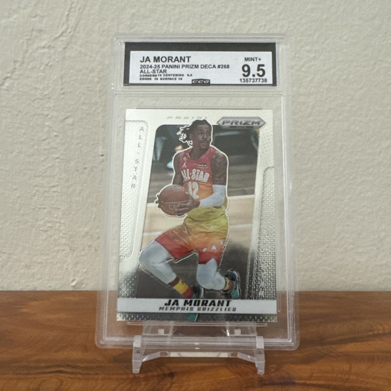 2024-25 Panini Prizm Deca - All-Star Ja Morant #268 CCG GEM MINT 9.5